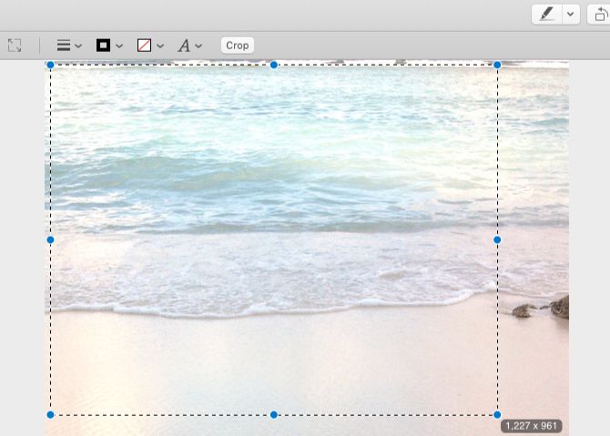 mac preview app what is rectangular selection for?